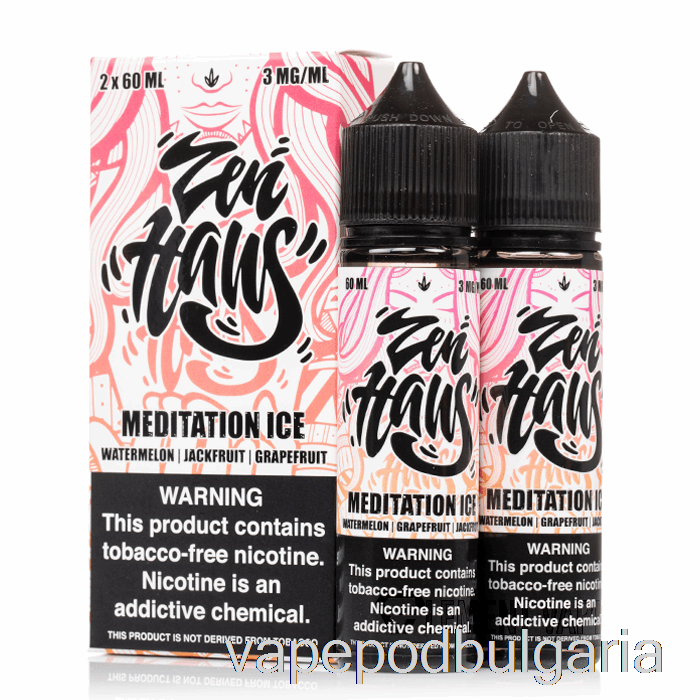 Vape Bulgaria Meditation Ice - Zen Haus - 120ml 0mg